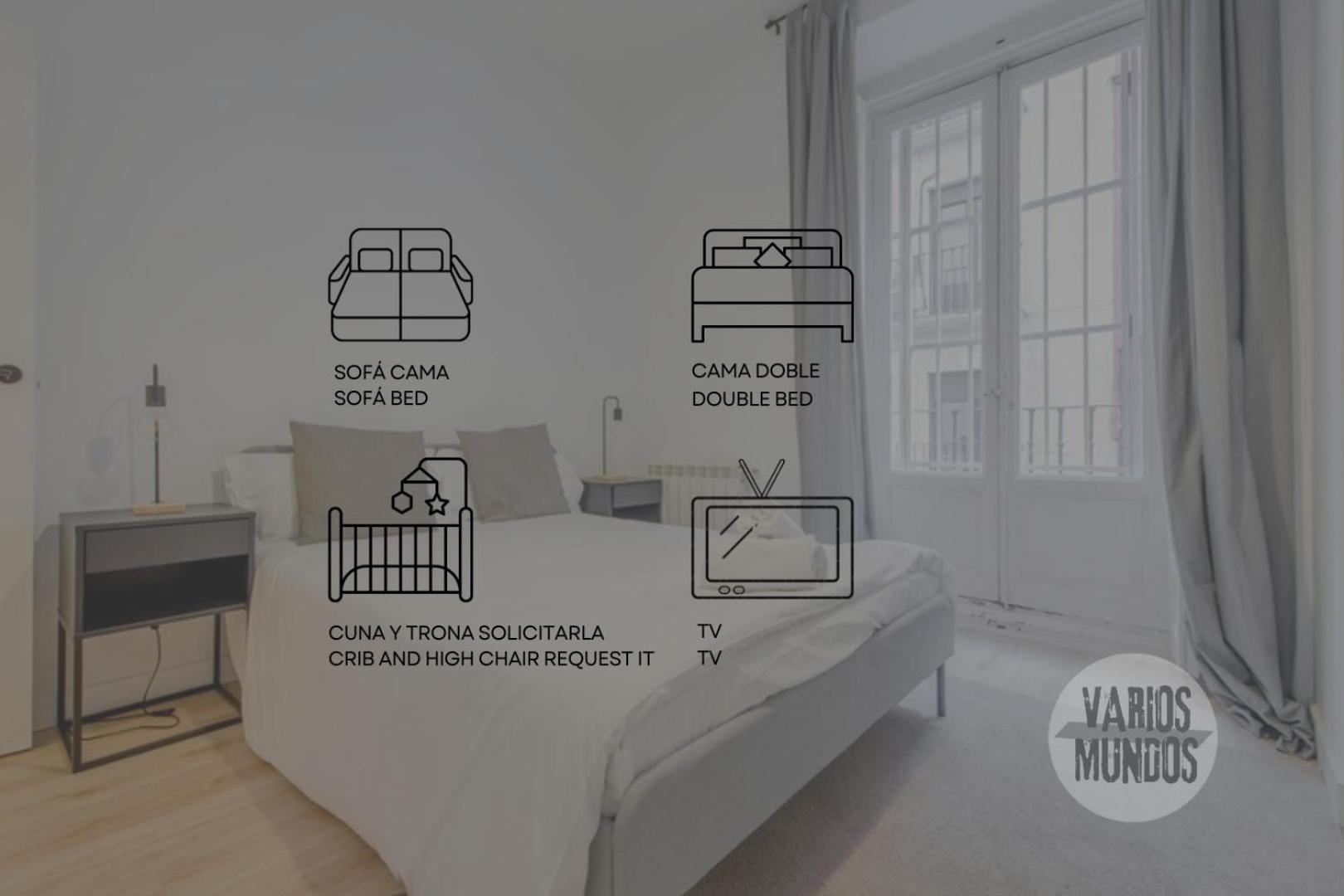 Premium Apt Para 9Pax En Calle Olmo - Centro De Madrid E1 Exterior photo